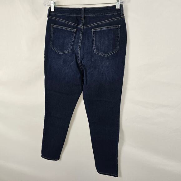 Style & Co Jeans Women's 12P Blue Dark Wash Skinny Ankle - Picture 15 of 16
